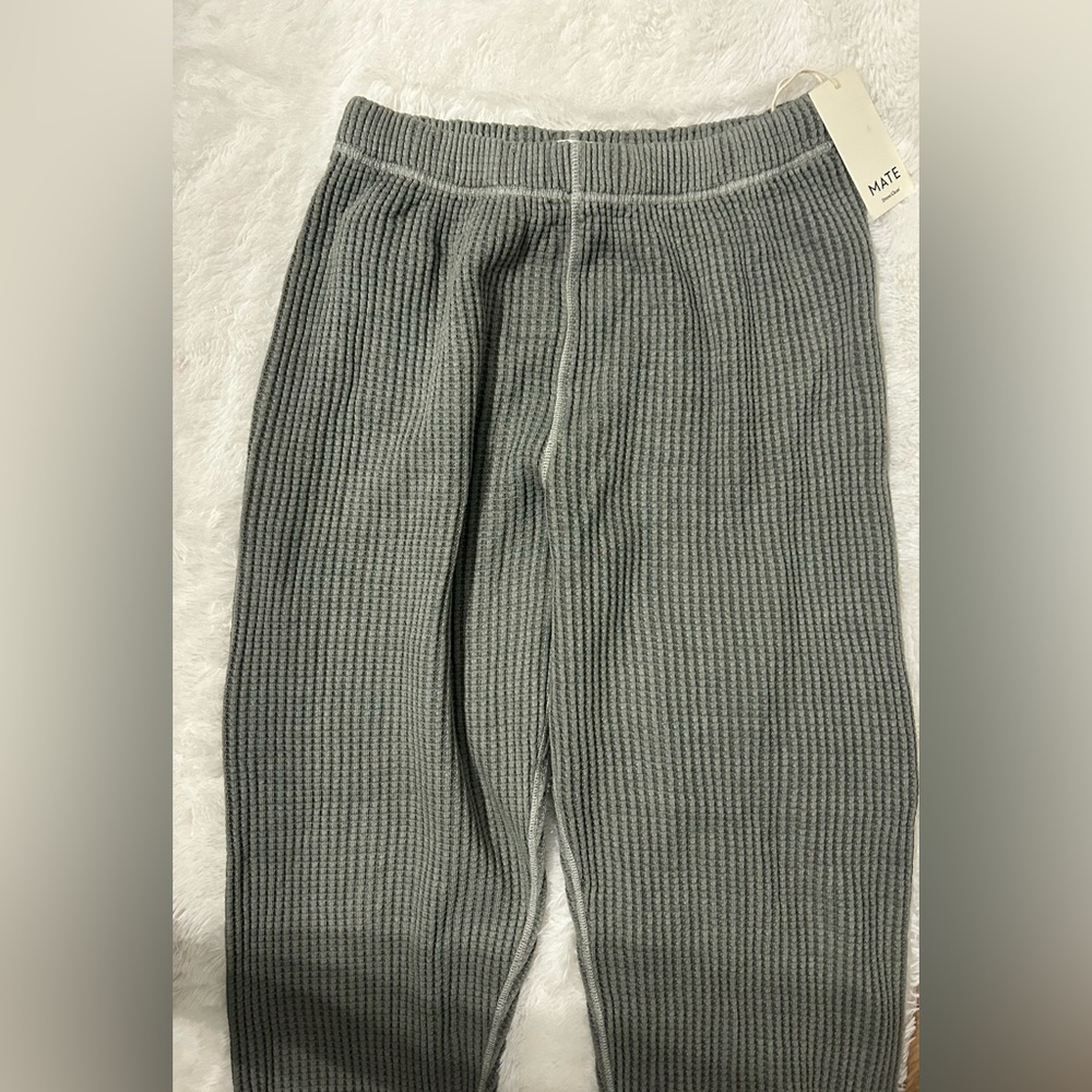 Mate The Label Organic Cotton Waffle Relaxed Jogger - Picture 10 of 17